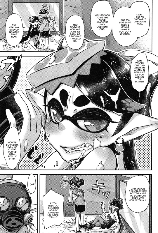 (C88) [Hanairogaeru (Kitsuneko Anko)] Ika no Seitai Chousa Houkokusho (Splatoon) [E_05